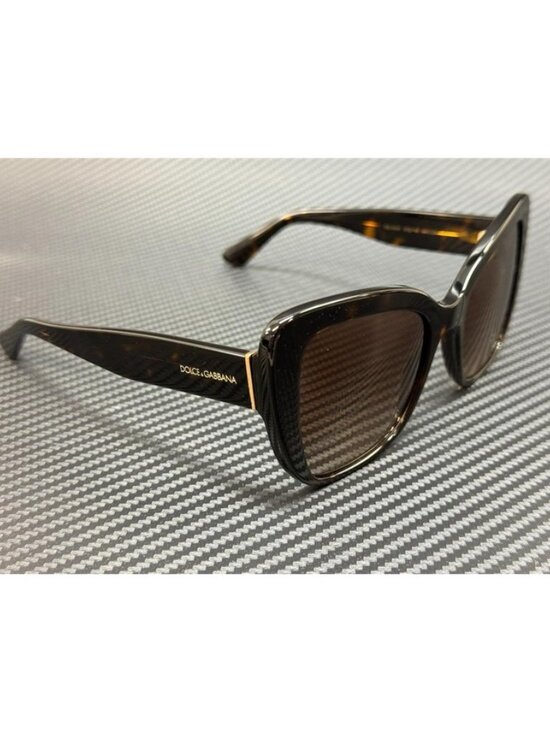 New Dolce & Gabbana Women  Havana Sunglasses  54- 20- 140